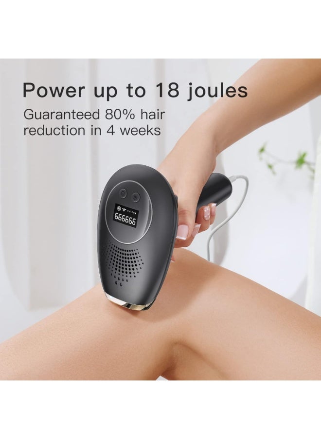 BLOOMING TIME Laser Hair Removal Device, At-Home Permanent Hair Remover with Ice Cooling for Painless & Private Use, Salon Results for Full Body (Face Legs Bikini), Salon Results at Home - Image 4